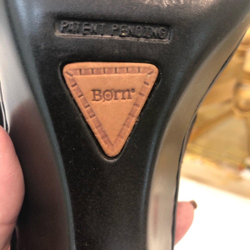 Born clogs brown leather slides Sz 8 - Picture 11 of 15